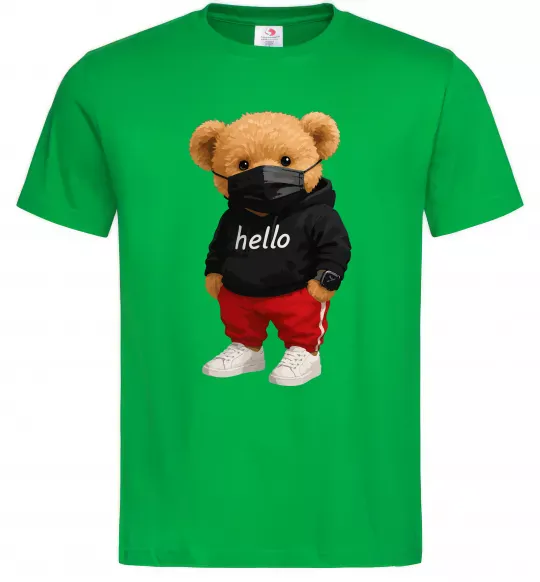 Мужская футболка Bear swag Зеленый фото