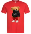 Мужская футболка Bear swag Красный Мужская футболка Bear swag Красный фото