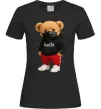 Женская футболка Bear swag Черный фото