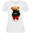 Женская футболка Bear swag Белый фото