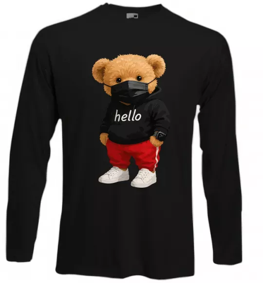 Лонгслів Bear swag Чорний фото