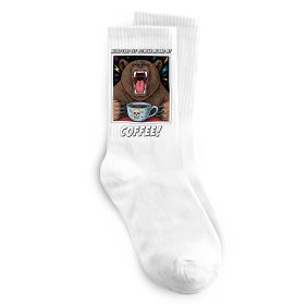 Носки Bear with coffee