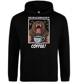 Чоловіча толстовка (худі) Bear with coffee