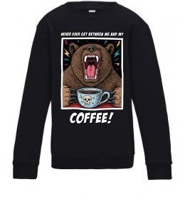 Детский Свитшот Bear with coffee