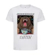 Детская футболка Bear with coffee Белый фото