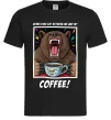 Мужская футболка Bear with coffee Черный Мужская футболка Bear with coffee Черный фото
