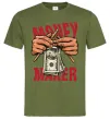 Чоловіча футболка Money maker hands Оливковий фото