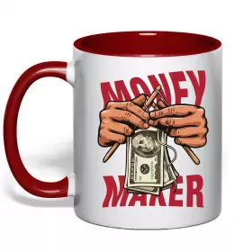 Чашка с цветной ручкой