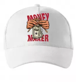 Кепка Money maker hands Белый фото