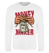 Свитшот Money maker hands Белый фото