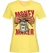 Женская футболка Money maker hands Лимонный фото
