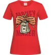 Женская футболка Money maker hands Красный фото