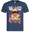 Чоловіча футболка Relaxed bear Темно-синій фото