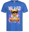 Чоловіча футболка Relaxed bear Яскраво-синій фото