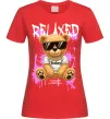 Жіноча футболка Relaxed bear Червоний фото