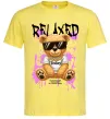 Чоловіча футболка Relaxed bear Лимонний фото