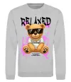 Свитшот Relaxed bear Серый меланж Свитшот Relaxed bear Серый меланж фото
