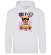 Женская толстовка (худи) Relaxed bear Серый меланж фото