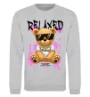Світшот Relaxed bear Сірий меланж фото