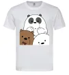 Мужская футболка Намальовані ведмедики Белый фото