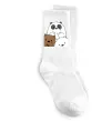 Носки Намальовані ведмедики Белый фото