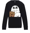Детский Свитшот Намальовані ведмедики Черный фото