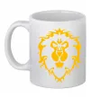 Чашка керамическая Warcraft герб Lions Pride Белый фото