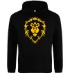 Женская толстовка (худи) Warcraft герб Lions Pride Черный фото