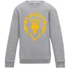 Дитячий світшот Warcraft герб Lions Pride Сірий меланж фото