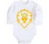 Дитячий бодік Warcraft герб Lions Pride Білий фото