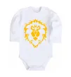 Дитячий бодік Warcraft герб Lions Pride Білий Дитячий бодік Warcraft герб Lions Pride Білий фото