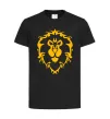 Детская футболка Warcraft герб Lions Pride Черный фото