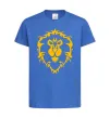 Детская футболка Warcraft герб Lions Pride Ярко-синий фото