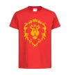 Детская футболка Warcraft герб Lions Pride Красный фото