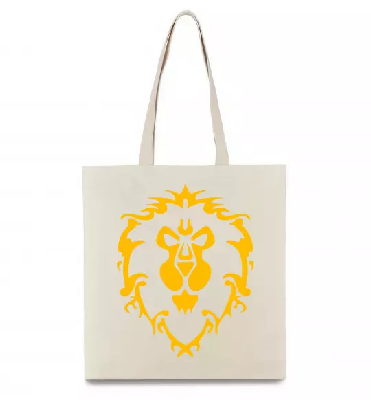 Эко-сумка Warcraft герб Lions Pride Бежевый фото