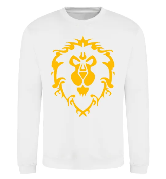 Свитшот Warcraft герб Lions Pride Белый фото