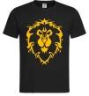 Мужская футболка Warcraft герб Lions Pride Черный фото