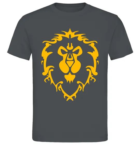 Мужская футболка Warcraft герб Lions Pride Графит фото