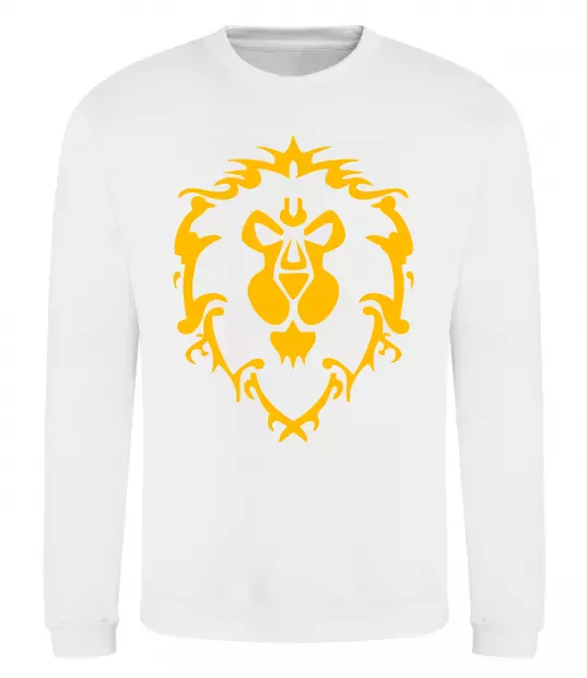 Світшот Warcraft герб Lions Pride Білий фото