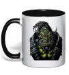 Чашка з кольоровою ручкою Warcraft орк Чорний Чашка з кольоровою ручкою Warcraft орк Чорний фото