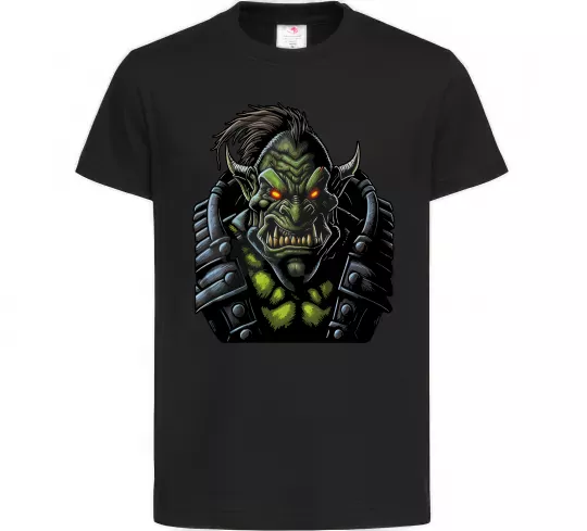 Дитяча футболка Warcraft орк Чорний фото