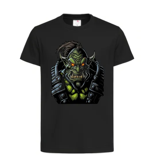 Дитяча футболка Warcraft орк Чорний фото