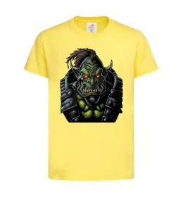Детская футболка Warcraft орк Лимонный фото