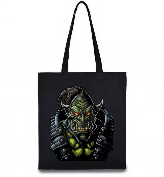 Еко-сумка Warcraft орк Чорний фото