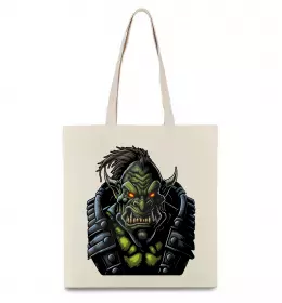 Еко-сумка Warcraft орк Бежевий фото