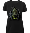 Жіноча преміум футболка Warcraft орк Чорний фото