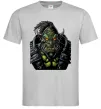 Мужская футболка Warcraft орк Серый фото