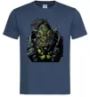 Мужская футболка Warcraft орк Темно-синий фото