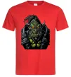 Мужская футболка Warcraft орк Красный фото