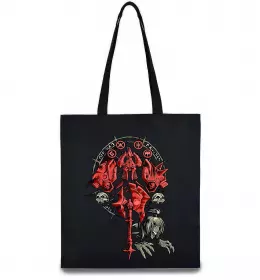 Еко-сумка Warcraft печатка Чорний фото